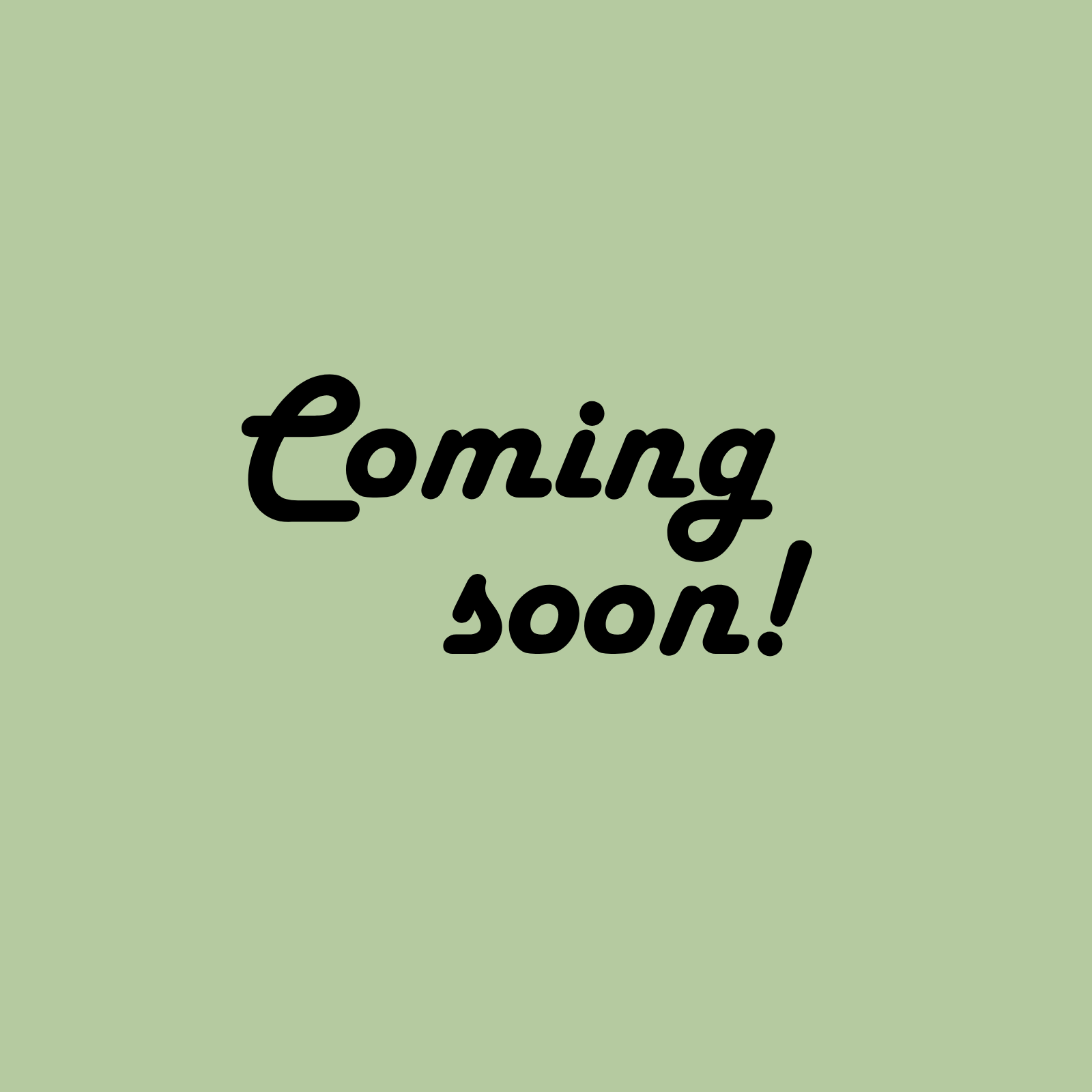 Coming soon